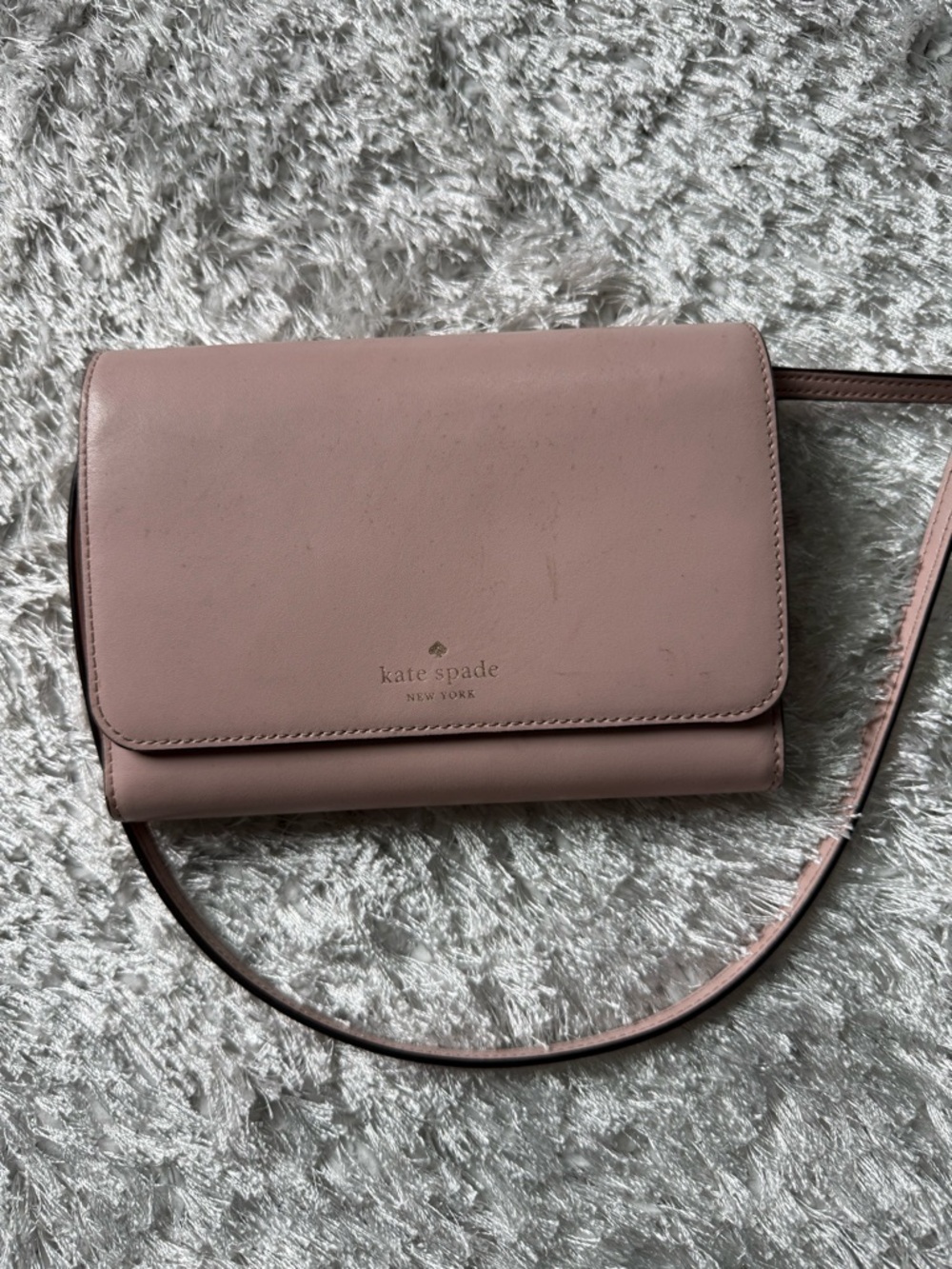 Kate Spade Kerri Crossbody Bag Wallet in Rose Smoke